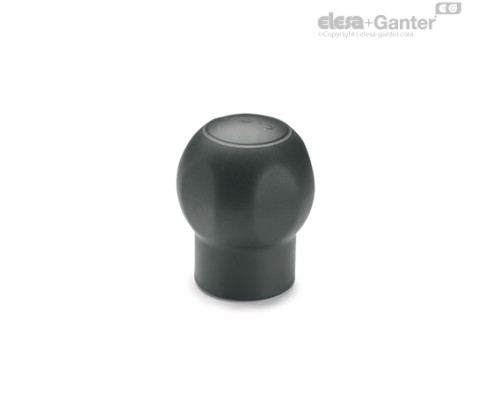 Грибовидная лепестковая ручка EBK.43 B-M8-SOFT-C1 (245103-C1) ELESA+GANTER