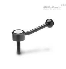Плоская ручка рычажного типа GN 125-32-M10-25-E ELESA+GANTER
