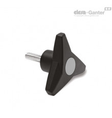 Трёхлепестковая ручка VB.839/80 p-M10x30-C3 (64692-C3) ELESA+GANTER