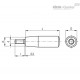 Цилиндрическая ручка I.280/65 p-M10x30 (21812) ELESA+GANTER