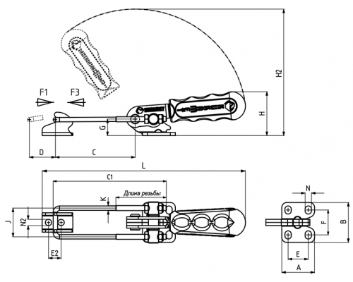 Защелка S321-1 Kukamet