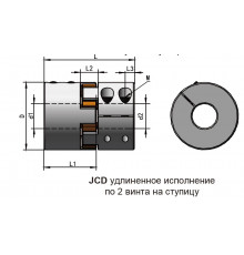 Муфта кулачковая JCD-4078-08-08 SMTECH