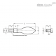 Ручка неподвижная DIN 39-ST-16-D ELESA+GANTER