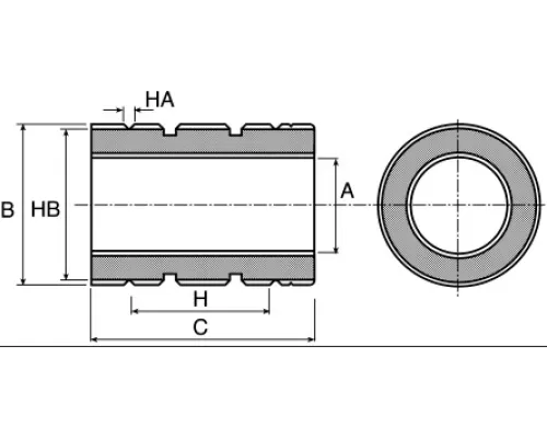 Линейный подшипник скольжения FLI FM12