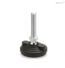 Регулируемая опора LV.F-80-PP-24-AS-SST-M20x158 (393761) ELESA+GANTER