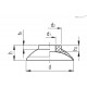 Вакуумная присоска VVI-25-N (VV.53002) ELESA+GANTER