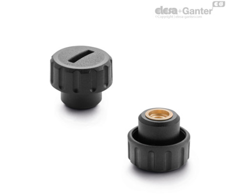 Ручка с рифлением BT.12 AV-B-M4 (7311) ELESA+GANTER Ручка с рифлением BT.12 AV-B-M4 (7311) ELESA+GANTER