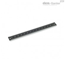 Линейка GN 711.2-AL-100-W-M-1 ELESA+GANTER