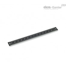 Линейка GN 711.2-AL-400-W-M-1 ELESA+GANTER