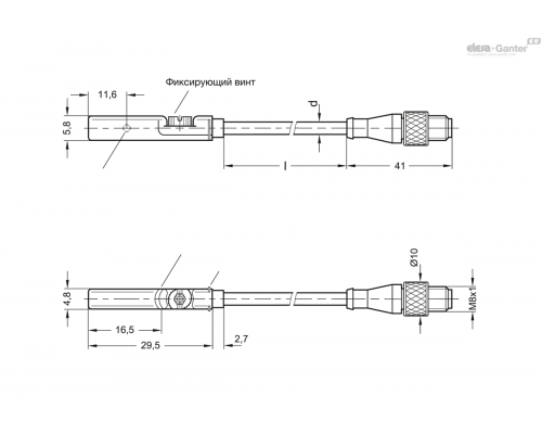 Датчик GN 3380-T-S-0,3 ELESA+GANTER