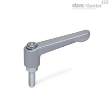 Регулируемая ручка рычажного типа GN 300.2-92-M10-80-SR ELESA+GANTER