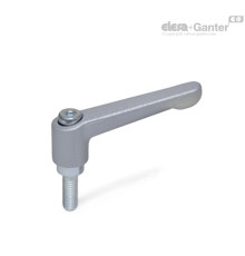 Регулируемая ручка рычажного типа GN 300.2-22-M4-32-SR ELESA+GANTER