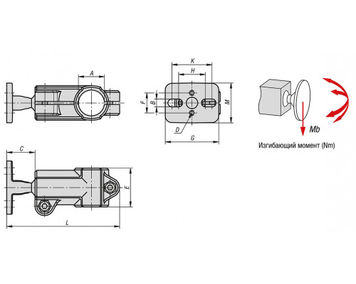 Крепления K0475.181 Kipp