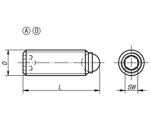 Упоры K0383.11625 Kipp