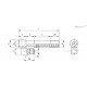 Крепление VPE-80-20-G1/8-F-L (VV.43004) ELESA+GANTER