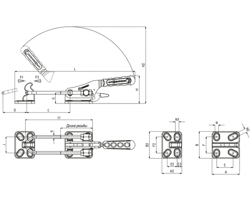 Защелка 341-4-S-L Kukamet