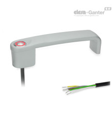 П-образная ручка GN 422-ZD-T1-K-2-SR ELESA+GANTER