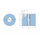 Полумуфта под расточку PHE L225HUB SKF