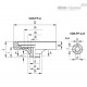 Маховичок цельнолитый VDN.100 FP-A12 (73709-12) ELESA+GANTER