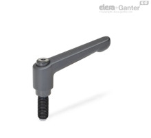 Регулируемая ручка рычажного типа GN 306-63-M10-63-ZK-SW ELESA+GANTER