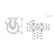 Колёсико RE.F8-200-PBL-H (450954) ELESA+GANTER