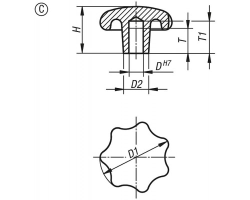 Ручка K0151.110 Kipp