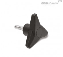 Трёхлепестковая ручка VB.839/80 p-M10x30-SOFT-C9 (64866-C9) ELESA+GANTER