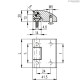 Петля CMDX-AL-P-70-AN (428325) ELESA+GANTER