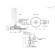 Регулируемая опора GN 33-100-M16-153-B1-W ELESA+GANTER