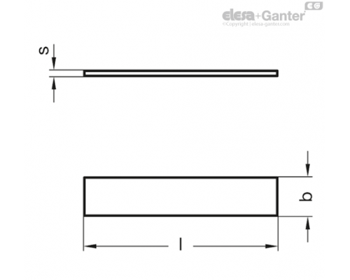 Плоская пружина GN 374-0,3-10 ELESA+GANTER