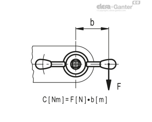 Маховик двухрычажный VBR.2/280 (65811) ELESA+GANTER Маховик двухрычажный VBR.2/280 (65811) ELESA+GANTER