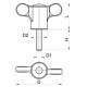 Ручка PTC2701040 EMES