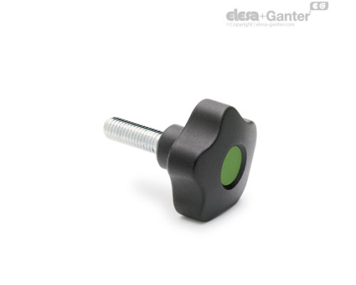 Лепестковая поворотная ручка VCT.32 p-M6x35-C17 (69855-C17) ELESA+GANTER
