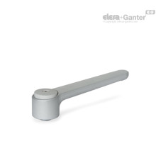 Плоская ручка рычажного типа GN 126-145-B12-SR ELESA+GANTER