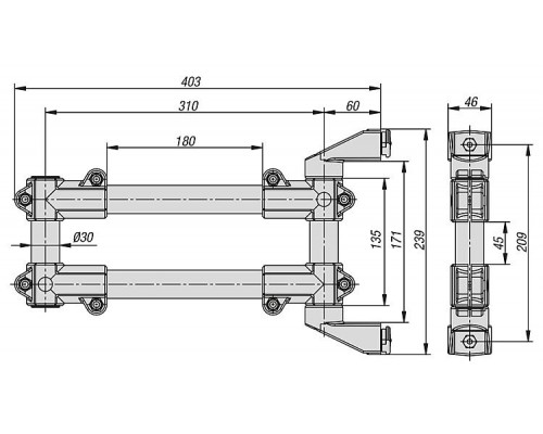 Крепления K1510.3018 Kipp