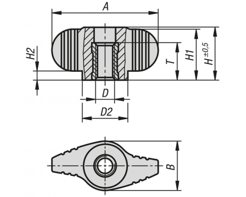 Ручка K0658.1004 Kipp