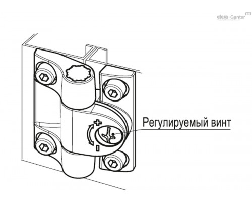 Петля CFU.40 CH-4 (427512) ELESA+GANTER
