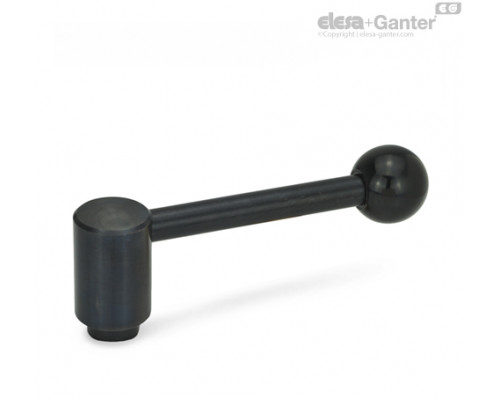 Ручка рычажного типа с функцией защиты GN 312-21-M6-D ELESA+GANTER