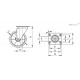 Колесико RE.F5-125-SSL-H-ESD (451701-ESD) ELESA+GANTER