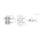 Петля CFF.66 B-M6-p-M6x16 (423831) ELESA+GANTER