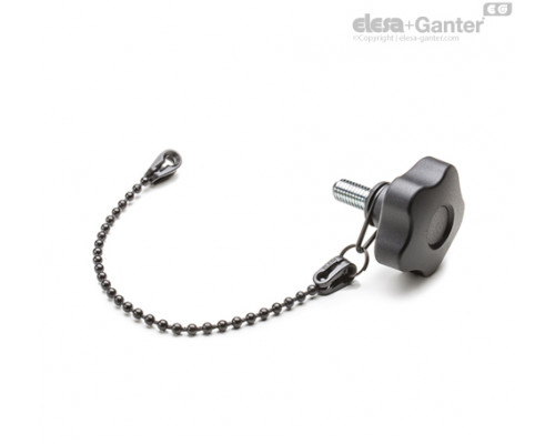 Лепестковая поворотная ручка VCT.40 p-M8x25-LP-C9 (69613-C9) ELESA+GANTER
