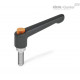 Регулируемая ручка рычажного типа GN 303.1-78-M10-63-SW-O ELESA+GANTER