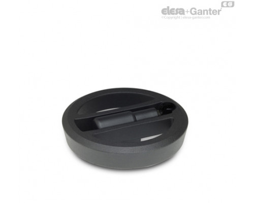Маховик с откидной ручкой GN 924.7-125-B12-R-SW ELESA+GANTER