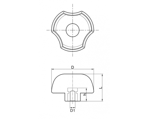Ручка PYBK4010 EMES