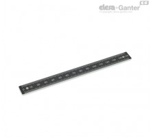 Линейка GN 711.2-AL-100-W-L-1 ELESA+GANTER