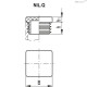 Заглушка NIL.Q-10-C9 (435210-C9) ELESA+GANTER