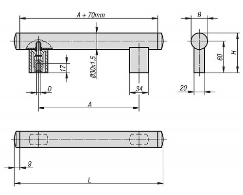 Ручка K0224.500061 Kipp