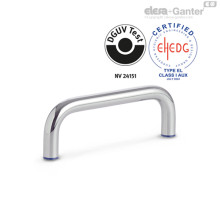 П-образная ручка GN 429-A4-20-200-PL-H ELESA+GANTER