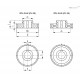 Зубчатая передача ZCL-2.0-25-A15-K (550527-K) ELESA+GANTER