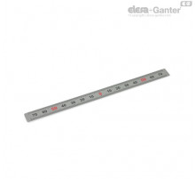 Линейка GN 711-NI-1000-W-M ELESA+GANTER